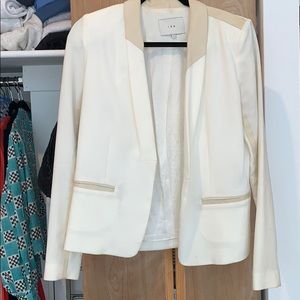 Iro Leather/Polyester Blazer